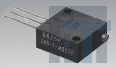 RTR22DP102M Подстроечные резисторы - сквозное отверстие 50ppm 1Kohms 25 TURN NOM.