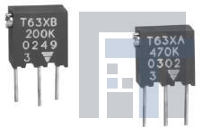 T63XB104KT20 Подстроечные резисторы - сквозное отверстие .25watt 100Kohm 10%