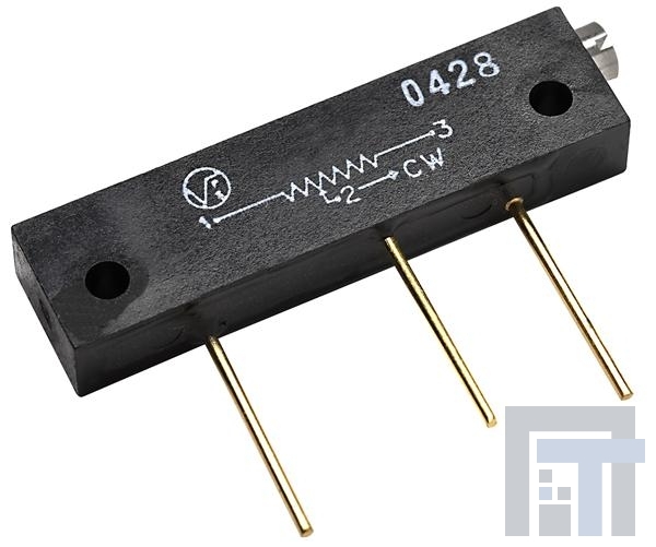 Y505110K0000J0L Подстроечные резисторы - сквозное отверстие 10Kohms 5%