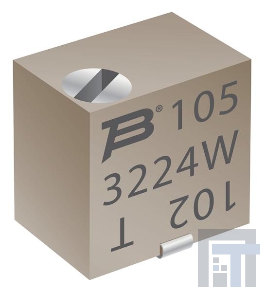 3224X-2-103E Подстроечные резисторы - для поверхностного монтажа 4mm 10Kohms 10% Square Cermet Sealed