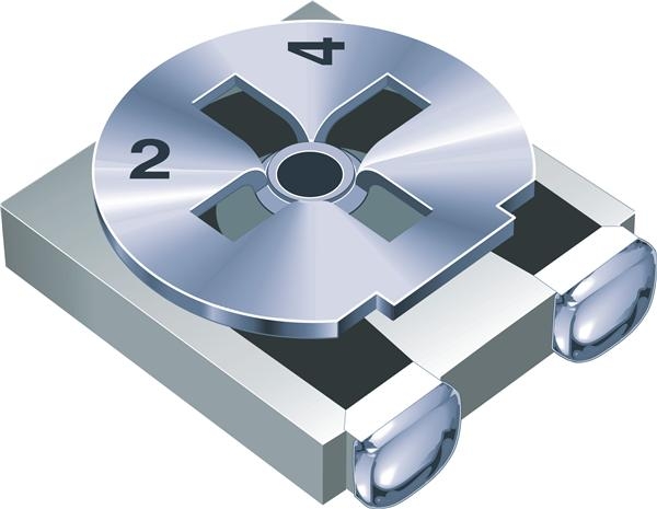 3364B-1-101E Подстроечные резисторы - для поверхностного монтажа 100ohms 25% 4mm Square