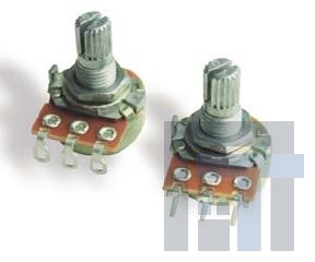 P160KN-0EB10B100K Потенциометры 16mm Rotary Panel Potentiometer