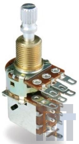 PDB183-GTR03-253A2 Потенциометры 25K Ohms Knurled PC Pins