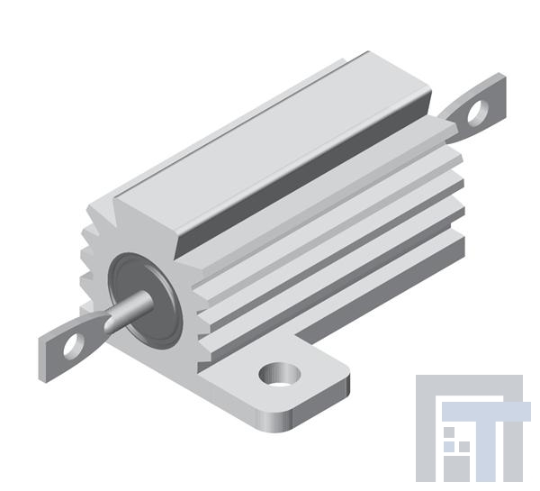 RE60G10R0C02 Резисторы с проволочной обмоткой – монтаж на корпусе 5watts 10ohms 1% Inductive