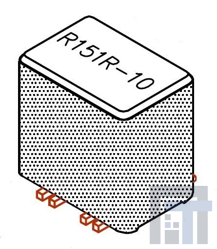 CM2722R151R-10 Наполнители, кристаллы и сетки для фильтров ЭМИ 150ohms 100MHz 5A 2 Chokes SMD