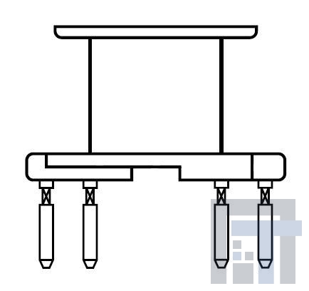 B65808E1508T1 Ферритовые фильтры и принадлежности COIL FORMER VALOX 420 SEO