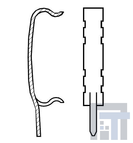 B65812A2203X Ферритовые фильтры и принадлежности CLAMP RM 8 E KL ERDF