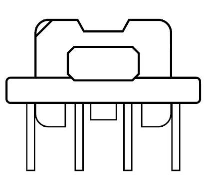 B66418W1008D1 Ферритовые фильтры и принадлежности COIL FORMER SUMIKON PM 9630