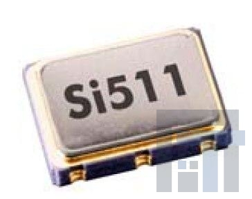 511BBA148M500AAG Стандартные тактовые генераторы Si511 3.3V LVDS 50ppm, 148.5 MHz