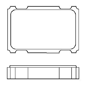 ECS-1633-300-BN-TR Стандартные тактовые генераторы 30MHz 3.3Volt 50ppm -40 to 85C