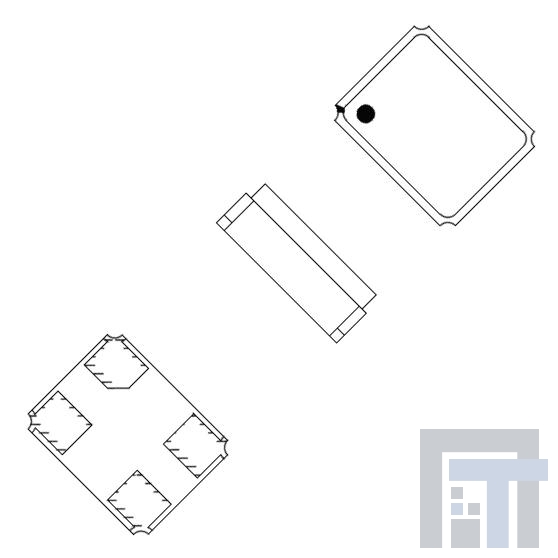 f335-1.8432-mhz Стандартные тактовые генераторы 1.8432MHz 3.3V +/-50 PPM