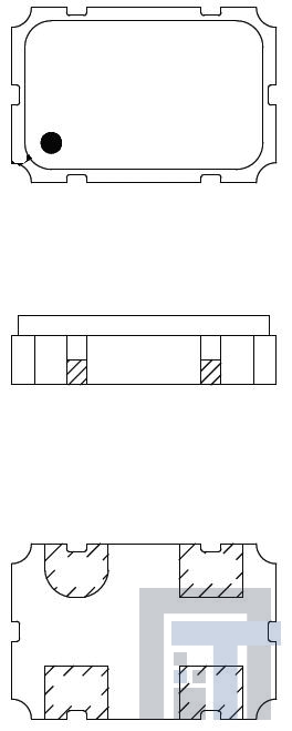 f515lr-24.576mhz Стандартные тактовые генераторы SMD 1.8V 24.576MHz 50ppm