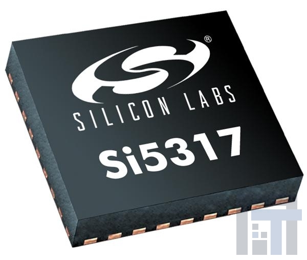 SI5317A-C-GM Стандартные тактовые генераторы Pin-Program. Jitter Cleaning Clock