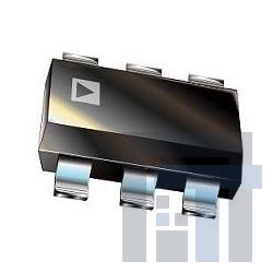 AD5320BRT-REEL7 Цифро-аналоговые преобразователи (ЦАП)  12 Bit Vout 8uS