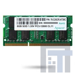 78.a2gcr.4000c DIMM / SO-DIMM / SIMM 2GB DDR3 SDRAM 1.35V SODIMM 800MHz CL11