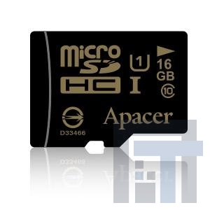 AP16GMCSH10U1-B Карты памяти Consumer microSDHC Class 10 16GB