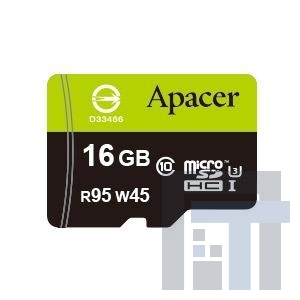 AP16GMCSH10U3-B Карты памяти Consumer microSDHC U3 Cls10 95/45 16GB