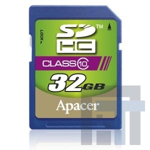 AP32GSDHC10-R Карты памяти SD (HC) CARD 32GB COMMERCIAL CLASS 10