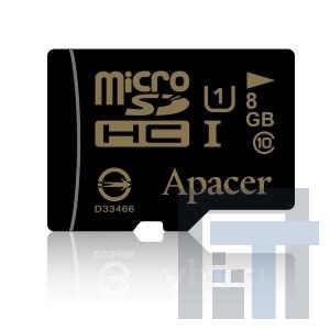 AP8GMCSH10U1-B Карты памяти Consumer microSDHC Class 10 8GB