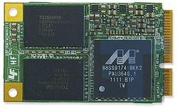 ASDMS-MLC64G-CT Твердотельные накопители (SSD) Half-Slim SATA 6Gb/s SSD 64GB, MLC type, Commercial Temp (0 ~70 )