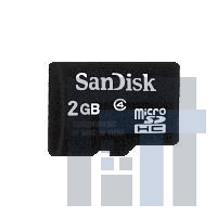 MIKROE-1281 Карты памяти microSD card 2GB w/ adapter