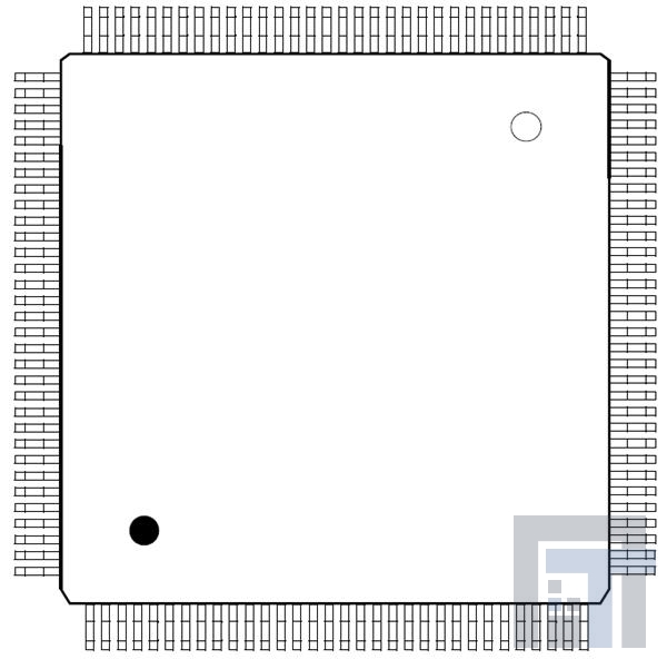 70V3599S166BFG Стат. ОЗУ 128Kx36 STD-PWR 3.3V SYNC DUAL-PORT RAM