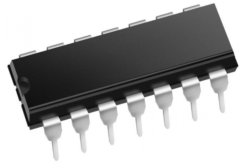 MCP6549-I-P Аналоговые компараторы Quad 1.6V Open Drain