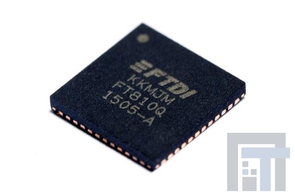 FT810Q-R ИС для обработки видеосигналов EVE with 18bit RGB Resistive touch