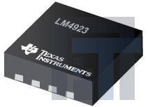 LM4923LQ-NOPB Усилители звука 1.1 Watt Fully Differential Audio Power Amplifier With Shutdown Select 8-WQFN -40 to 85