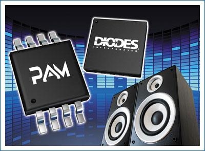 PAM8803NHR Усилители звука 3W FILTERLESS STEREO CLASS-D AUDIO AMP