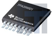 TPA2000D1GQCR Усилители звука Mono Filter-Free Class-D