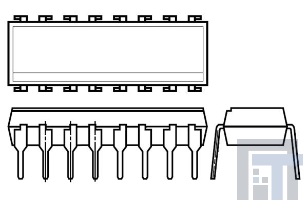 PS2505-4-A Транзисторные выходные оптопары Hi-Iso AC Input 4-Ch