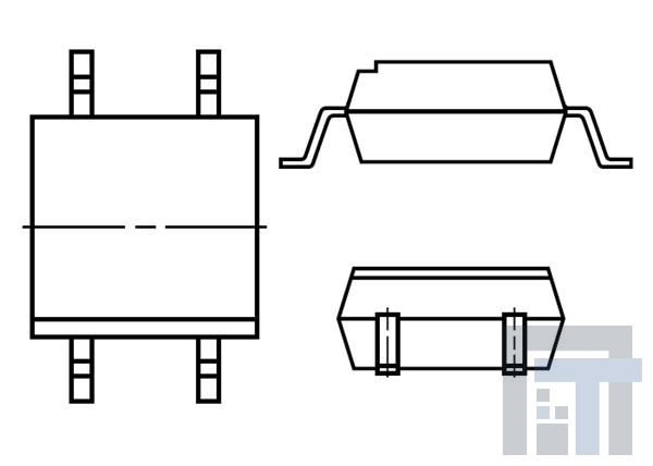 PS2701-1-F3-A Транзисторные выходные оптопары Hi-Iso Photo 1-Ch