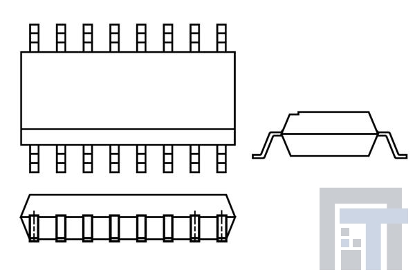 PS2805-4-A Транзисторные выходные оптопары Hi-Iso AC Input 4-Ch