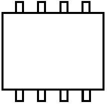 FOD260LS Быстродействующие оптопары 10 Mbit/s S-CH 3.3V LG Output Optocoup