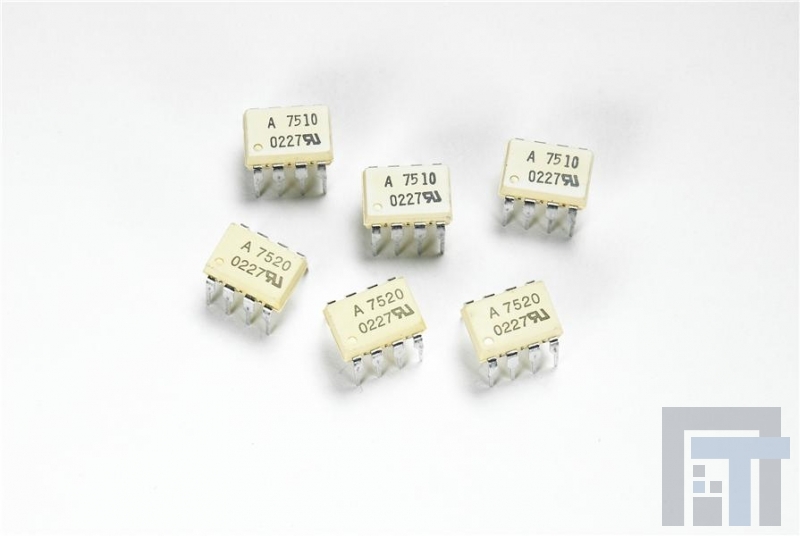 HCPL-7510-000E Оптически развязанные усилители 4.5 - 5.5 SV +/-3%