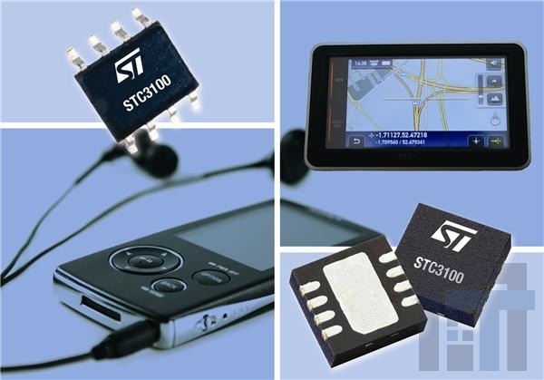 STC3100IST Управление питанием от батарей Battery Monitor IC 32-Ram 12/14 ADC 8B