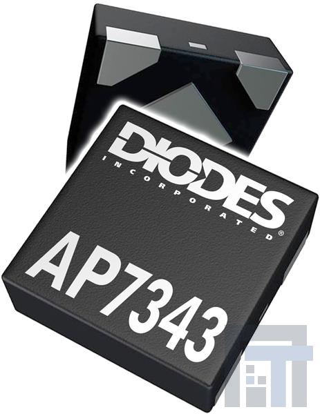 AP7343D-15FS4-7B LDO регуляторы напряжения 300mA High PSRR 1.5V LDO w/Enable