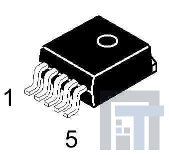 NCP59301DS25R4G Линейные регуляторы напряжения 3A 2.5V VLDO REGULATOR