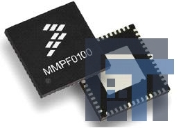 MMPF0100NPEPR2 Решения управления питанием на основе ИС Power Management IC, i.MX6, no-prog ,4/6 buck, 6 LDO, 1 boost, QFN 56, Reel