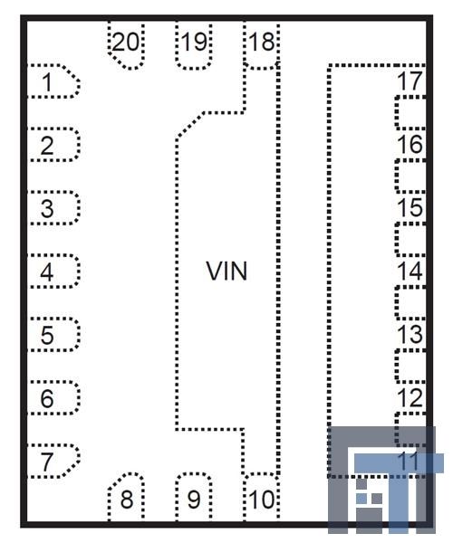 MP38873DL-LF-P Регуляторы напряжения - Импульсные регуляторы 15A 16V 400kHz Step Dwn w/Sync Gate Drvr