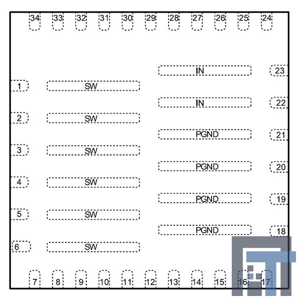 MP86884-3DQKT-LF-P Регуляторы напряжения - Импульсные регуляторы Intelli-Phase Soltn Intgrtd HS/LS FETs