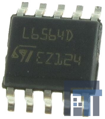 L6564DTR Коррекция коэффициента мощности - PFC Transition Mode PFC 5mA 90uA 1.5% Ref