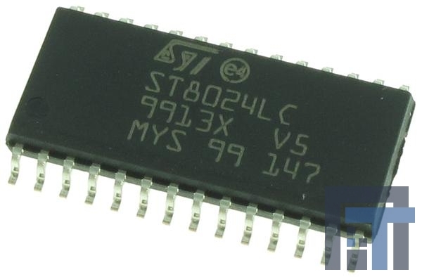ST8024LCDR Интерфейс - специализированный ST8024 Smartcard INT 3V or 5V Supply CTRL
