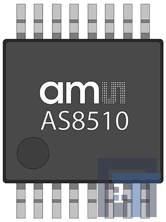 AS8510-ASSM Сенсорный интерфейс 2Ch Data Acquisition 16 Bit Dual 100uOhm