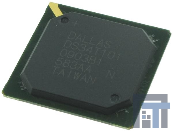 ds34t101gn+ ИС телекоммуникационных интерфейсов Single TDM Over Packet Chip