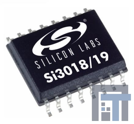 SI3019-F-FS ИС телекоммуникационных интерфейсов Si3050 Enhanced Glo Voice DAA Line-Side