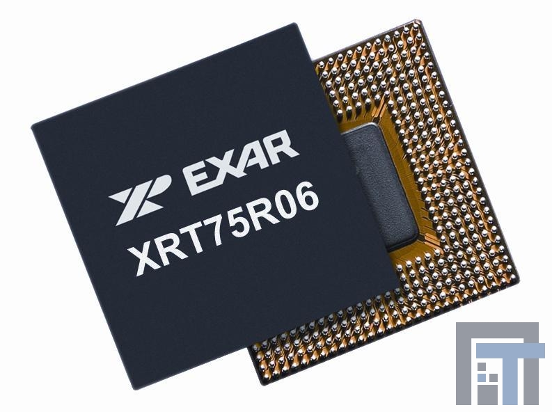 XRT75R06DIB-F ИС телекоммуникационных интерфейсов 6 Channel 3.3V-5V temp -45 to 85C