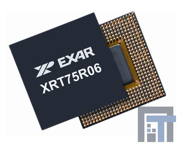 XRT75R12IB ИС телекоммуникационных интерфейсов 12CH E3/DS3/STS W/JITTER R3 TECH