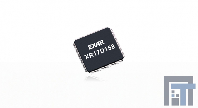 XR17D154CV-F ИС, интерфейс UART 3.3V-5V 64B FIFO temp 0C to 70C; UART